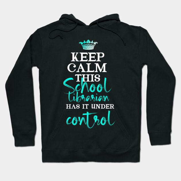 School Librarian Quote Hoodie by TheBestHumorApparel